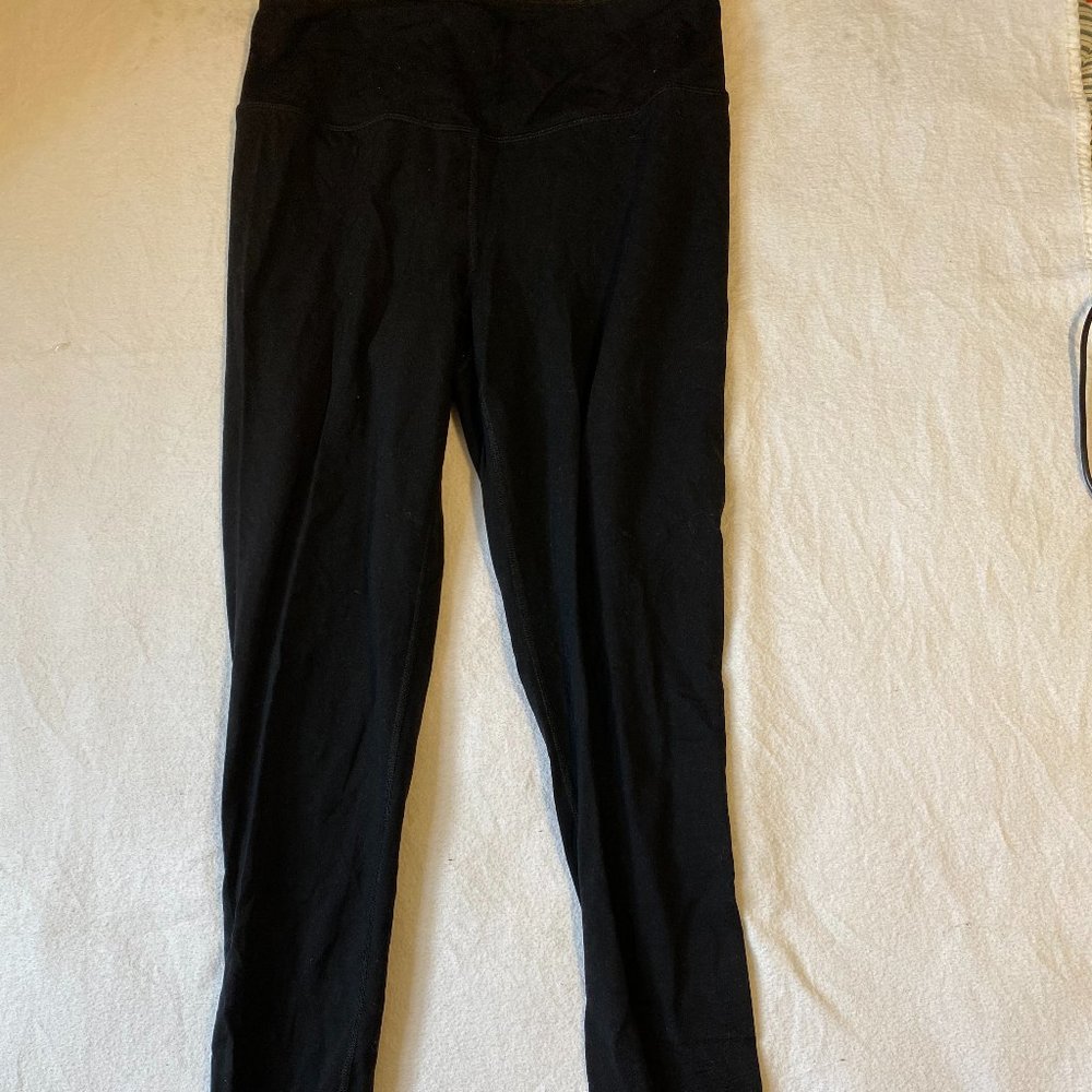Black Leggings Athletic Wear Pants Size Medium